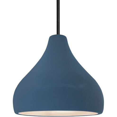 Radiance LED 11.5 inch Midnight Sky and Matte White and Matte Black Pendant Ceiling Light