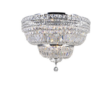 Stefania 9 Light 24 inch Chrome Bowl Flush Mount Ceiling Light