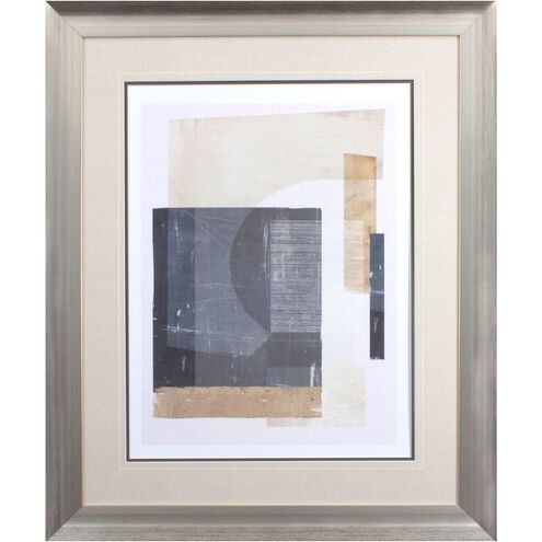 Abstract Collection Blue Framed Art