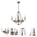 Graclyn 5 Light 24.21 inch Satin Brass Chandelier Ceiling Light