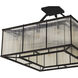 Bernardi 12 Light 31.5 inch Bronze Highlight Flush Mount Ceiling Light, Square