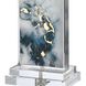 Everette 31 inch 100 watt Blue with Clear Table Lamp Portable Light