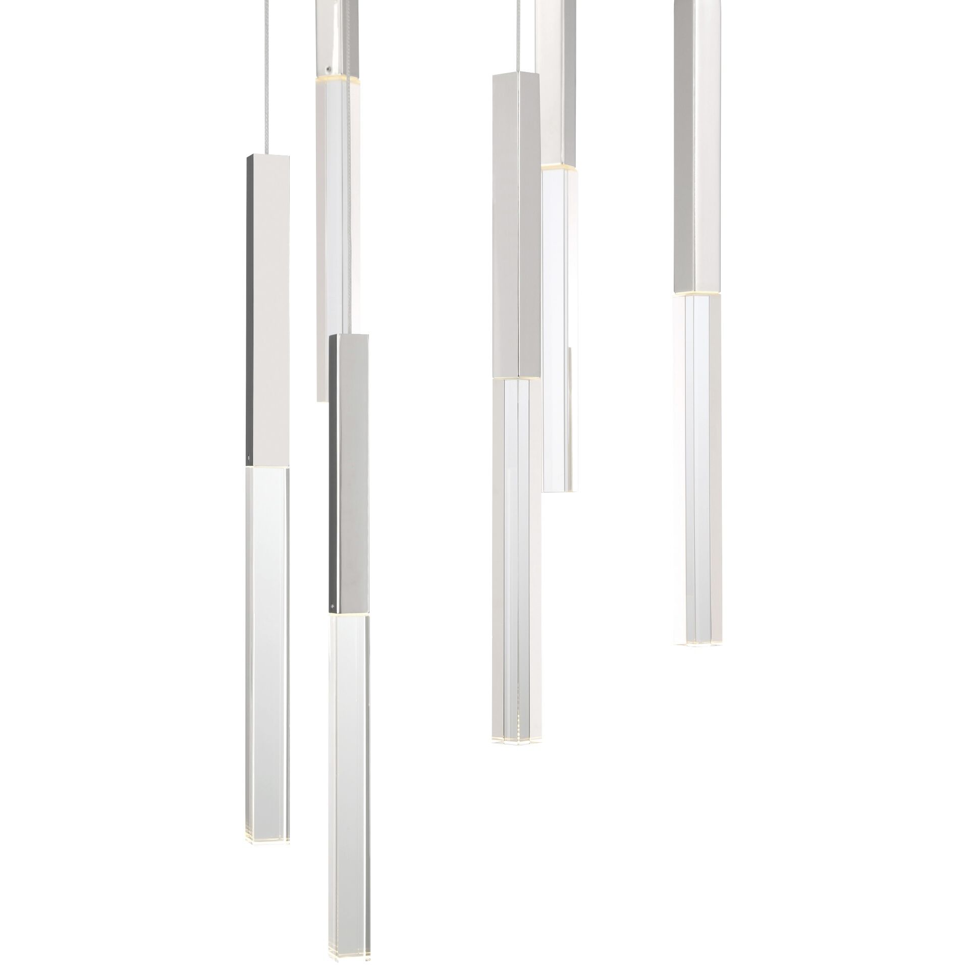 Benicio LED 22 inch Polished Nickel Chandelier Ceiling Light