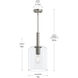 Reines 1 Light 9 inch Brushed Nickel Pendant Ceiling Light