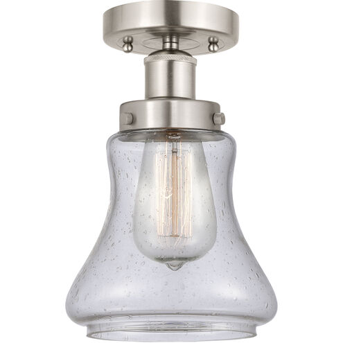 Bellmont 1 Light 6.5 inch Brushed Satin Nickel Semi-Flush Mount Ceiling Light