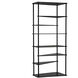 Everest Matte Black Bookcase