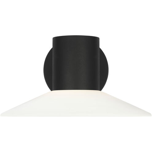 Barbara Barry Focal LED 7 inch Textured Black Outdoor Sconce