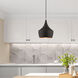 Allison 1 Light 10 inch Black Mini Pendant Ceiling Light