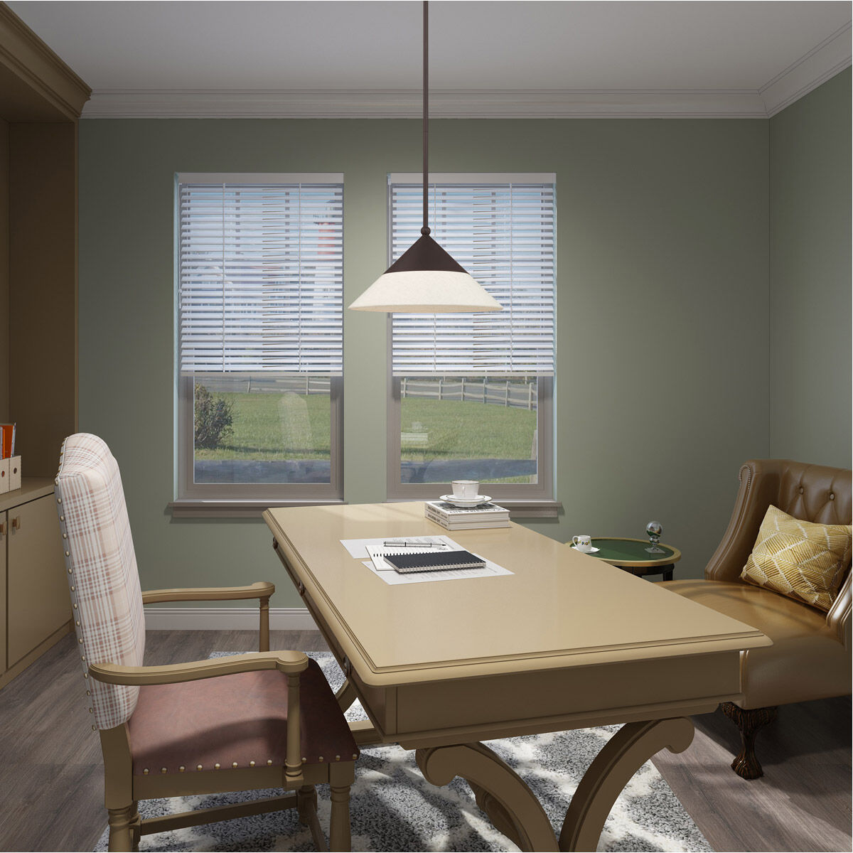 Stockholm 1 Light 15 inch Bronze Mini Pendant Ceiling Light