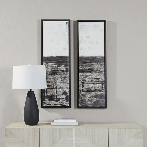 Spica White/Grey/Black/Brown Canvas Art, 2 Piece
