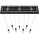 Boa LED 11 inch Black Multi Port Pendant Ceiling Light