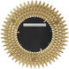 Broche 30 X 30 inch Antique Gold Wall Mirror