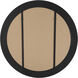 Tolima 35.5 X 35.5 inch Matte Black Wall Mirror