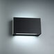 Blok Wall Sconce Wall Light in 3000K, Black, dweLED