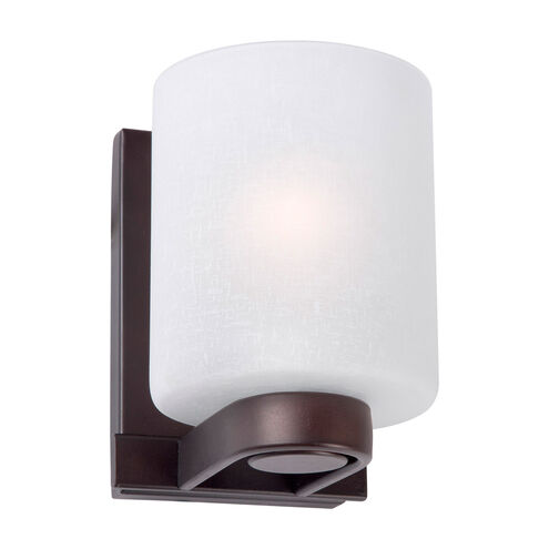 Signature 1 Light 5 inch Antique Bronze Vanity Light Wall Light
