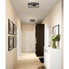 Canada 3 Light 16 inch Black Flush Mount Ceiling Light