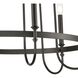 Wickshire 6 Light 29 inch Matte Black Chandelier Ceiling Light