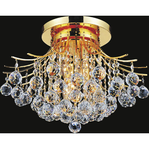 Princess Flush Mount Ceiling Light in Gold