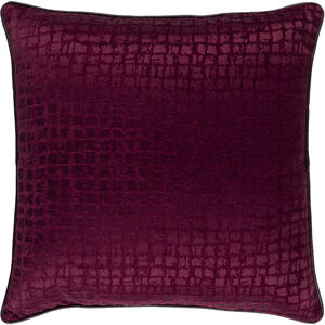 Tambi 20 inch Burgundy Pillow Kit in 20 x 20, Square