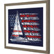 Sporting Blue and Red and White Framed Art