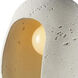 Luna LED 9.5 inch Chaulk White Single Pendant Ceiling Light