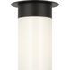 Drew & Jonathan Archer 1 Light 4 inch Midnight Black Flush Mount Ceiling Light