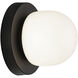 Pizzazz LED 4.75 inch Matte Black Wall Sconce Wall Light