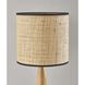 Cayman 22.5 inch 100.00 watt Black / Natural Wood Table Lamp Portable Light