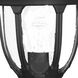 Suffolk 1 Light 15 inch Matte Black Exterior Wall Mount in Clear