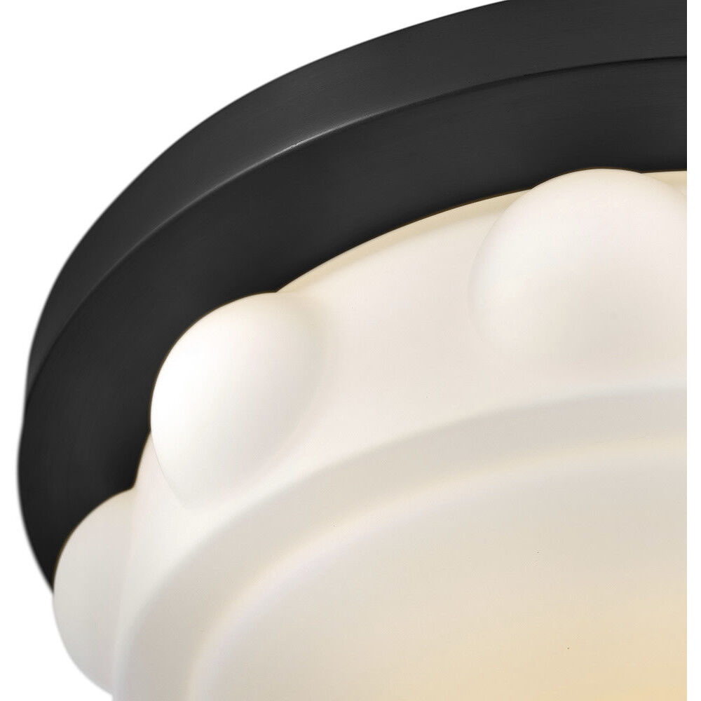 Zoey LED 14 inch Black Flush Mount Ceiling Light