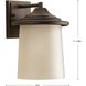 Essential Outdoor Wall Lantern in Antique Bronze, Medium