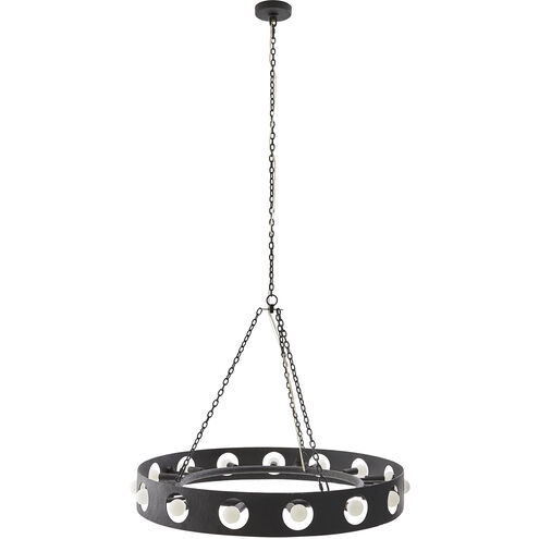 Redondo 15 Light 35 inch Matte Charcoal Chandelier Ceiling Light