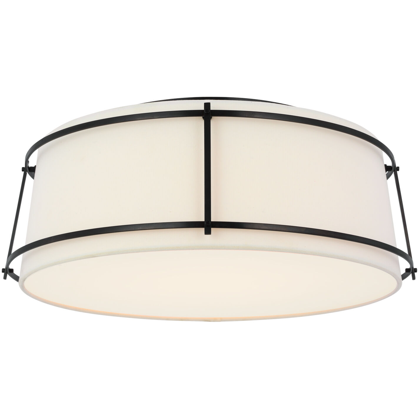 Carrier and Company Callaway LED 17.25 inch Bronze Flush Mount Ceiling Light