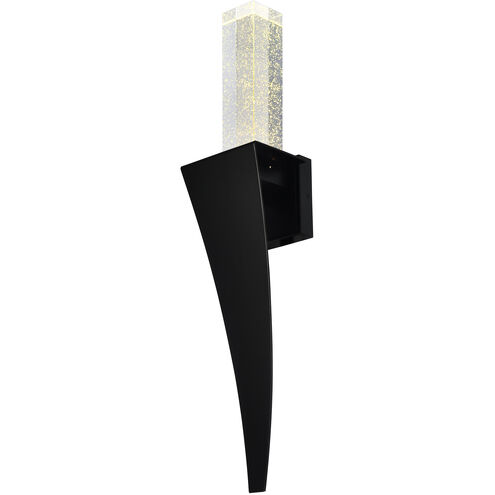 Catania LED 7 inch Black Wall Light