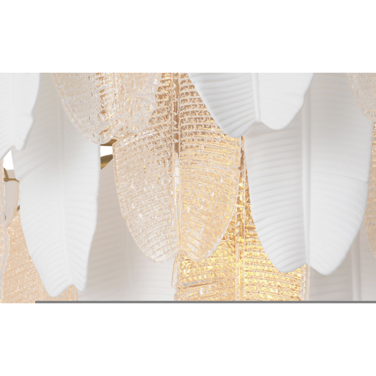 Saint Lucia 17 Light 32.09 inch Clear Textured Glass Chandelier Ceiling Light, Large