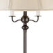 Signature 59 inch 60 watt Dark Bronze Floor Lamp Portable Light