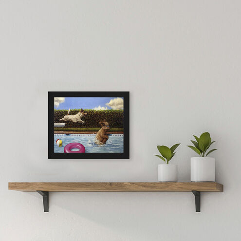Pool Party II 11 X 9 inch Non-Glass Framed Art