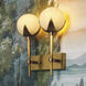 Alesa 2 Light 12.2 inch Antique Brass and Alabaster Wall Lamp Wall Light
