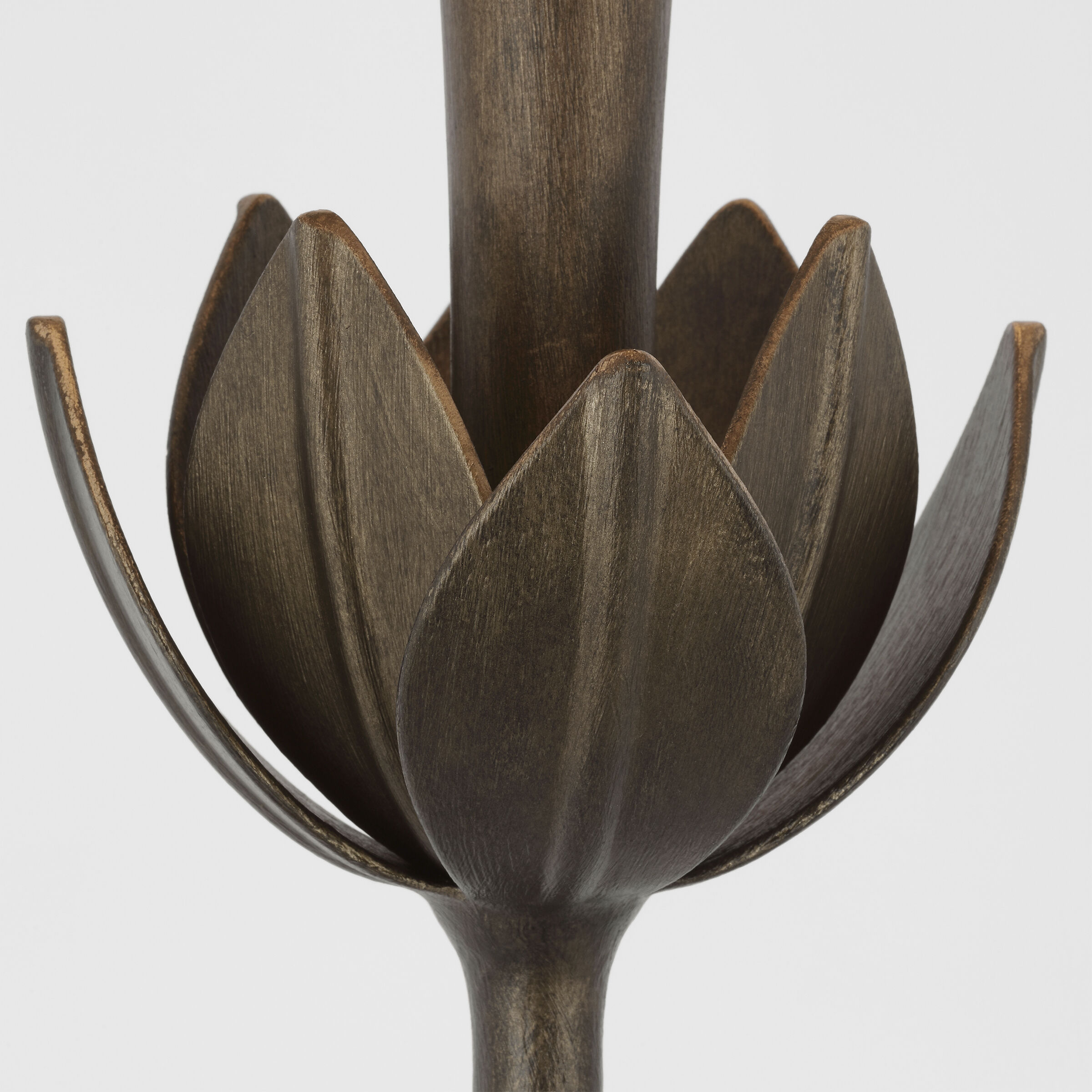 Julie Neill Alberto 60 inch 100.00 watt Antique Bronze Leaf Floor Lamp Portable Light, Large