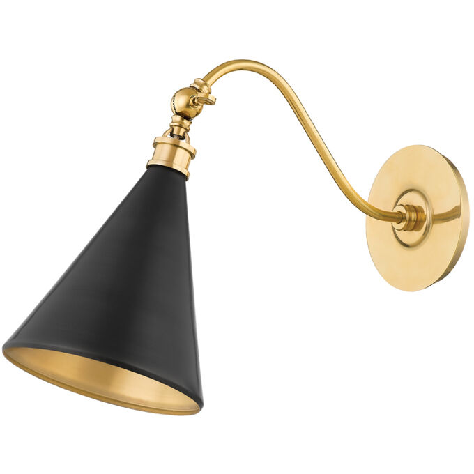 Aged bronze wall sconce online