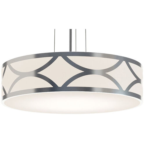 Lake LED 24 inch Painted Nickel Pendant Ceiling Light