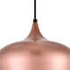Nora 1 Light 11.5 inch Honey Gold Pendant Ceiling Light