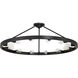 Castile 12 Light 40 inch Matte Black Semi-Flush Mount Ceiling Light