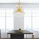 Princess 10 Light 24 inch Gold Down Chandelier Ceiling Light