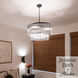 Ontario 6 Light 24 inch Matte Black Pendant Ceiling Light, Medium