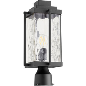 Domus 1 Light 16 inch Noir Outdoor Post Lantern