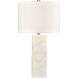 Lore 29 inch 150.00 watt Plaster White Table Lamp Portable Light