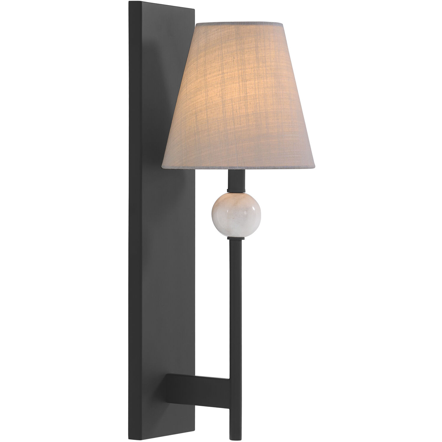 Travis 1 Light 7.5 inch Matte Black Wall Sconce Wall Light
