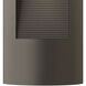 Luna Outdoor Wall Mount Lantern in Bronze, Non-LED, Medium