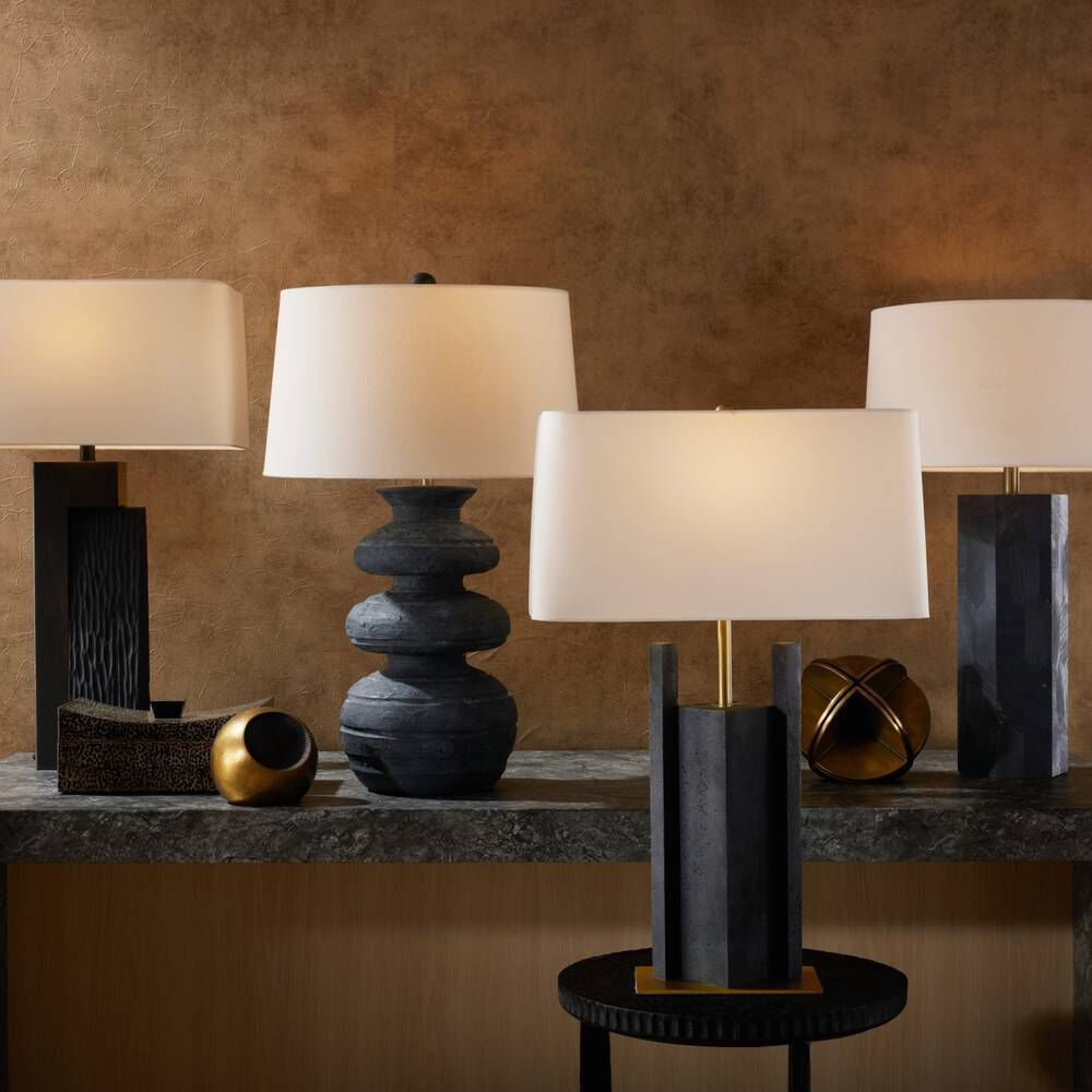 Yarin 12 inch Black & Ivory Box